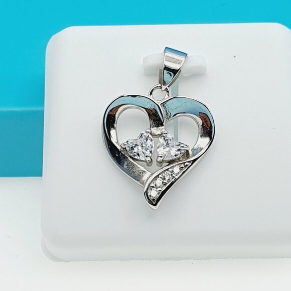 "925 Sterling Silver CZ Beautiful Pendant for Women, 1USPAR4018 - Picture 10 of 11